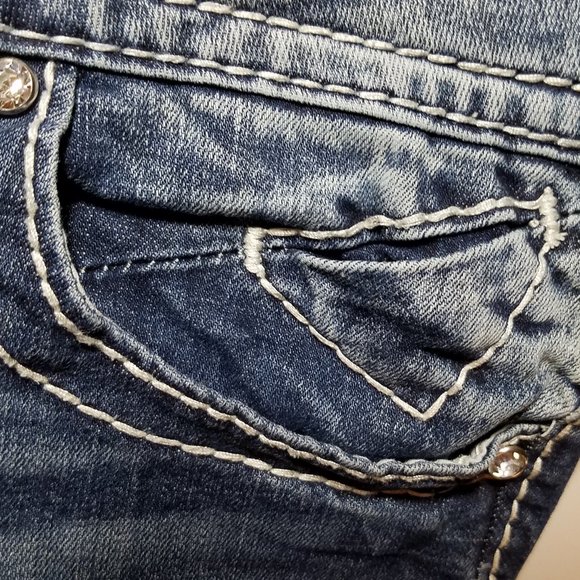 VIGOSS The Chelsea Embellished Capri Size 11/12 - Picture 10 of 16